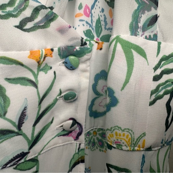 Addition Elle Responsible, Floral Asymmetrical Wrap Midi Dress Size 18 NWOT - Picture 11 of 16